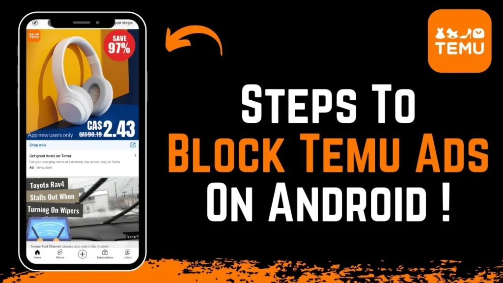 How to Block Temu Ads