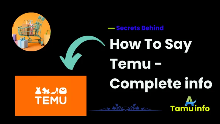 How to Say Temu