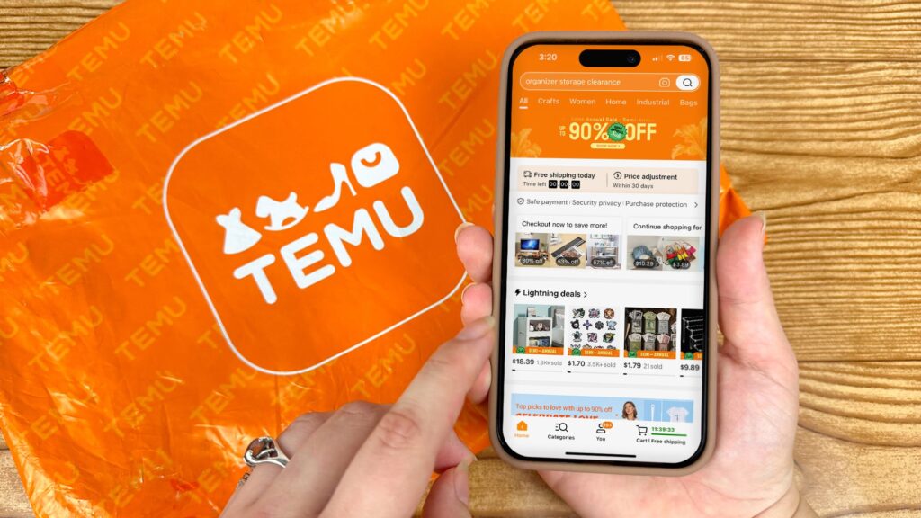 Temu's Mobile App