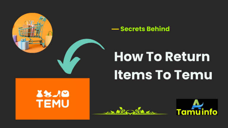 How To Return Items To Temu