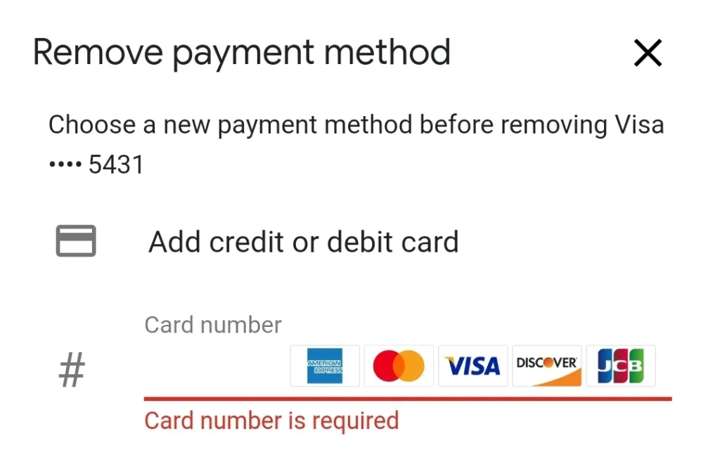 What Happens After Removing Your Credit Card?