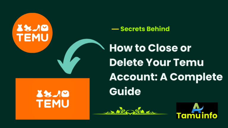 How to Close or Delete Your Temu Account